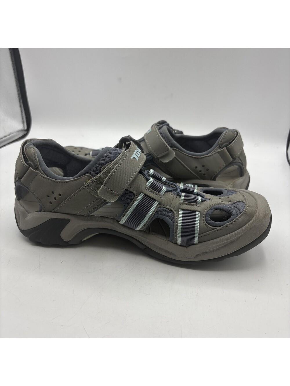 Teva Omnium 2 Women 8 Leather Sandals Brown Turkish Coffee Hiking Water - Picture 6 of 10